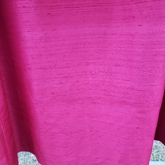 Vintage 90s/00s Watters & Watters 100% Silk 2 pc Strapless Dress - Picture 9 of 16